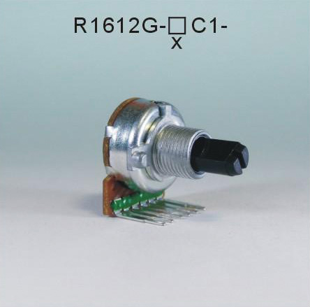 16MM Dual Gang Rotary Potentiometer with Tap