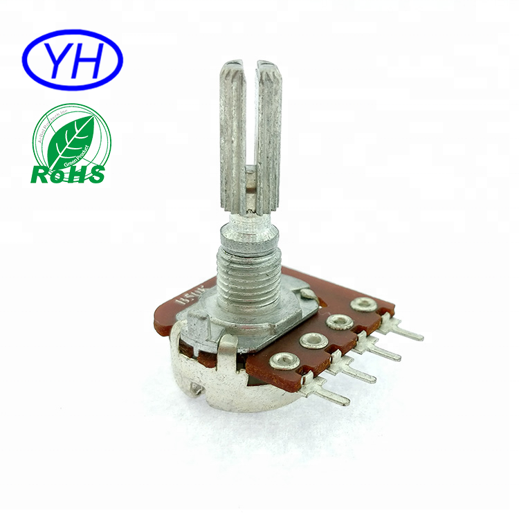 16mm single gang Potentiometer with Tap