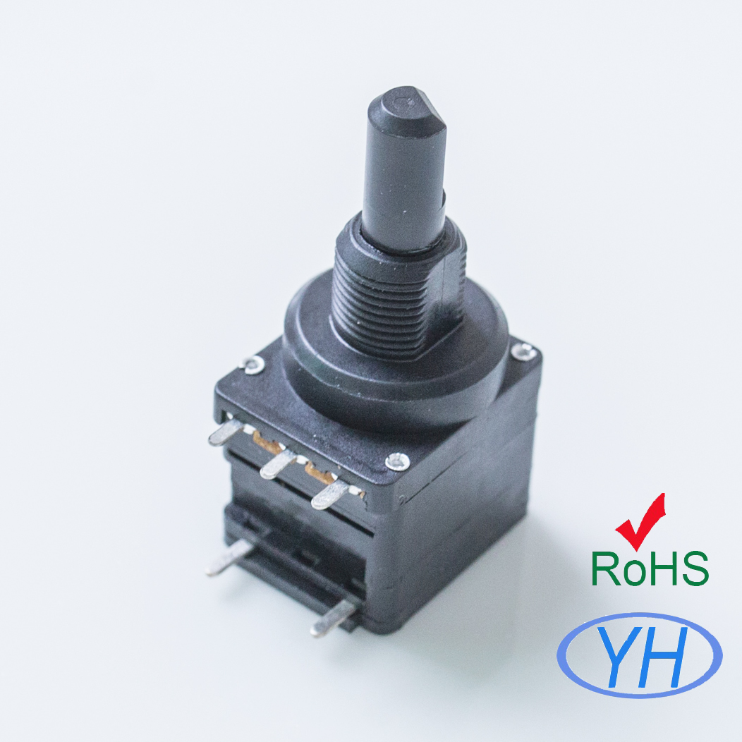 16mm 500k 1M Rotary Potentiometer with Rotary Switch and PCB pins