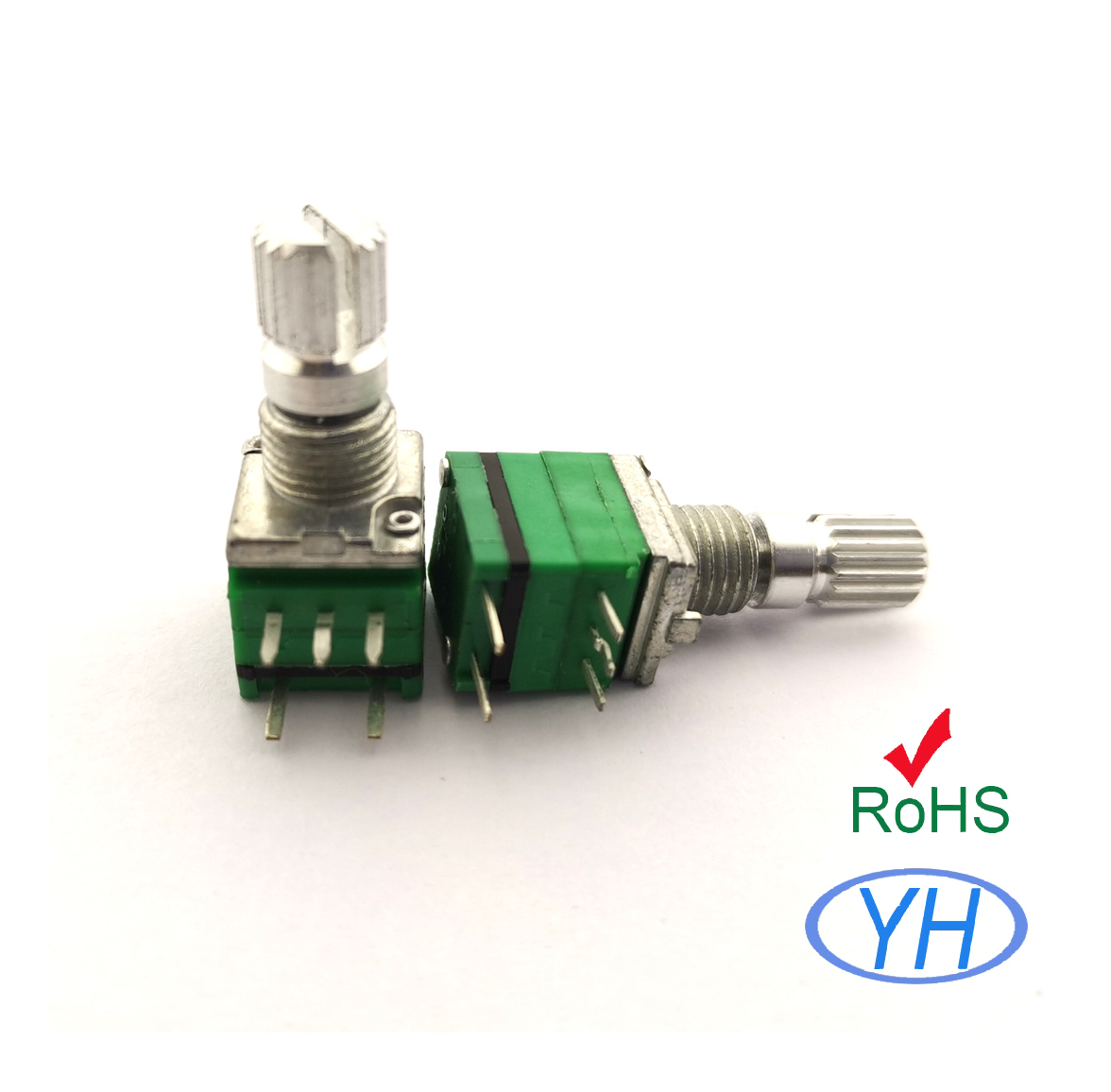 9mm Potentiometer with push on off switch