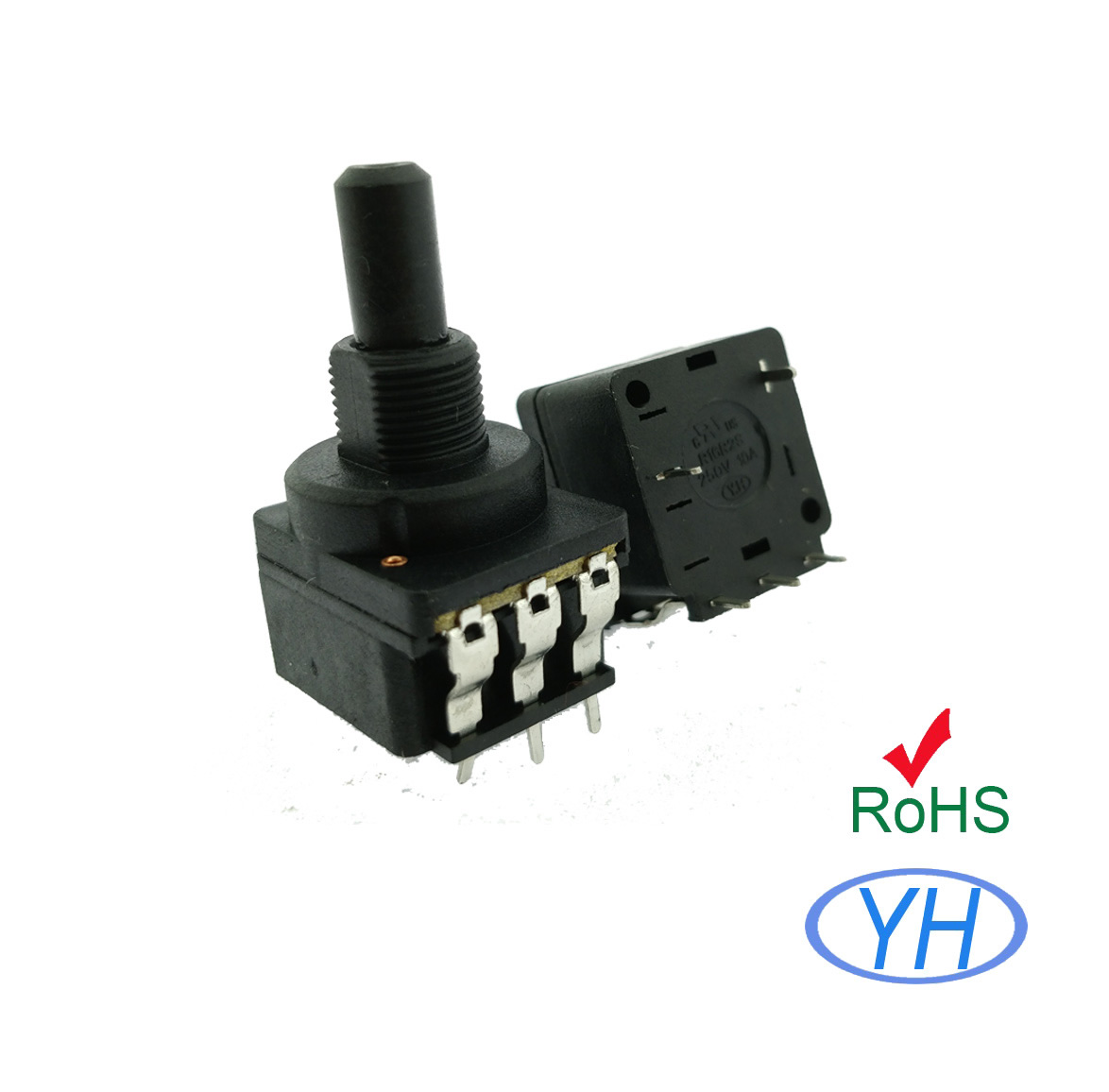 UL 10A  DIMMER SWITCH good quality omeg rotary potentiometer dimmer switch 10a detent push b500k with switch for dimmer 5k potentiometer