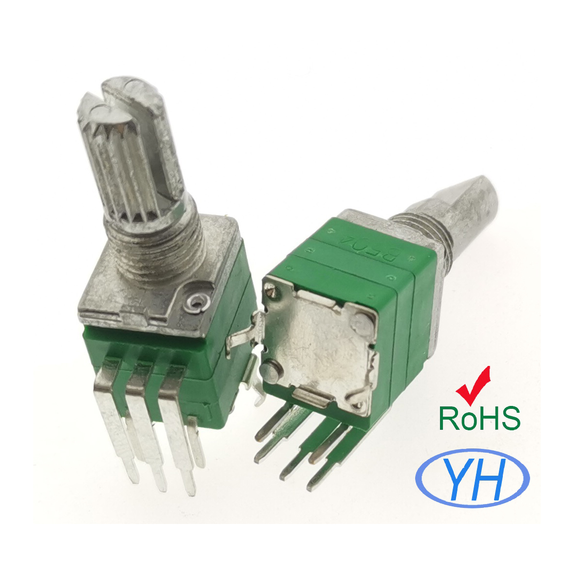 Yuwah factory 9mm Vertical switch potentiometer 10k 20k 50k 100k 200k 500K 1M ohm