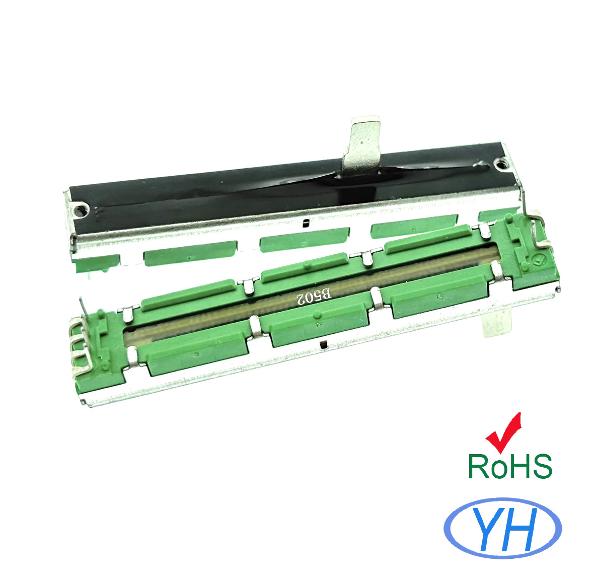 High quality 2 gang stereo slide potentiometer 10k 60mm 45mm 30mm 20mm travel for pro Audio