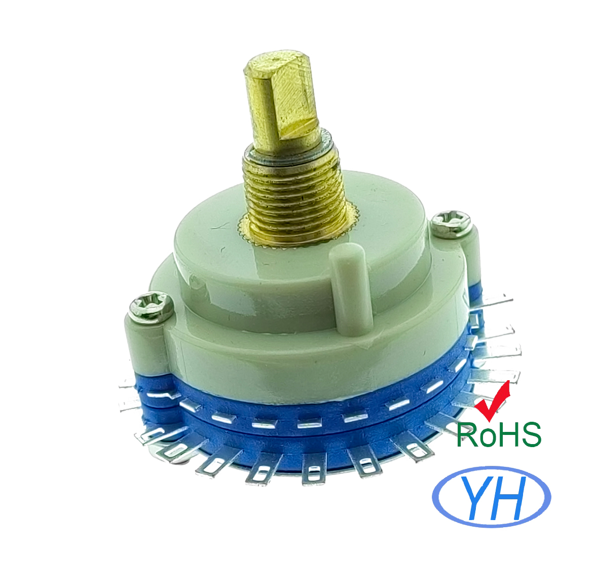 38MM 1 deck wayRotary switch 24 position 24 step Position, 24 Position Rotary Switches 1P24T 1P23T 1P22T 1P10T customization 1 2 3 4 5 6 7 deck
